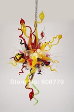 Christmas Lighting Multi Color Murano Hand Blown Glass Chandelier 2024 - buy cheap