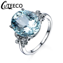 CUTEECO-anillo de compromiso con cristales austriacos para mujer, sortija de mariposa de Color plateado, Anillos de Anel, joyería de boda 2024 - compra barato