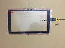 251*147 мм 10,1 дюймовый 10,2 дюймовый емкостный сенсорный экран IC:GT911 6pin для автомобильной навигационной сенсорной панели android 2024 - купить недорого