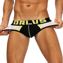 ORLVS Sexy Men Underwear Cueca Masculina Slip Mens Underwear Mens Underpants Cotton Bikini Men Ropa Interior OR155 2024 - buy cheap