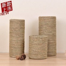 Pastoral hand-woven vase  flower barrels minimalist creative floral container  table decoration containing cylinder flower pots 2024 - buy cheap