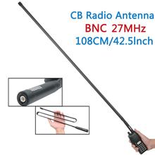 Abbree antena tática 27mhz 72/108cm, rádio portátil cb com conector bnc para cobra midland uniden anytone cb radio 2024 - compre barato