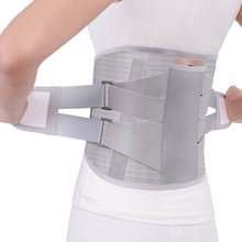 Orthopedic Tourmaline Self-heating Magnetic Steel Bone Medical Bar Waist Widen Belt Lumbar Support Back Brace Belt With 3pcs Pad 2024 - buy cheap