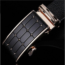 Factory Direct Designer Men Belts Luxury Belt Automatic Metal Buckle Genuine Cow Leather Belt Business Cowhide Waist Strap 2024 - buy cheap