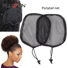 5Pcs/Lot Black Color High Quality Hair Net For Making Ponytail And Afro Hair Bun Wig Caps Hairnets Wholesale Price 2024 - buy cheap