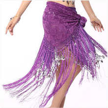 New style Belly dance costumes lace tassel belly dance hip scarf for women belly dancing belts 2024 - buy cheap