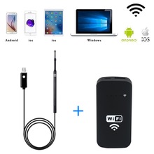 Wireless WiFi Visual Ear Cleaning Endoscope Camera With Ear Spoon Portable Ear Cleaner Otoscope Diagnostic Tool 2024 - buy cheap