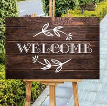 Unique Wood Welcome Wedding Sign-Rustic Party Decor-Farmhouse Style Wedding Welcome Sign-Timber Wood Sign,Engagement Gift 2024 - buy cheap