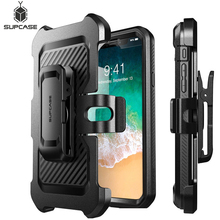 SUPCASE For iPhone Xs Case UB Pro Series Full-Body Rugged Holster Clip Cover with Built-in Screen Protector For iPhone X Case 2024 - buy cheap