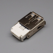 Enchufe USB A hembra, cable de prensa sin soldadura, interfaz de datos de ordenador, 50 Uds. 2024 - compra barato