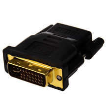 Высококачественный DVI-I адаптер с двойным соединением 24 + 5 папа на HDMI Женский 2024 - купить недорого