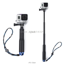 1 Set Extendable Pole Mini Selfie Stick Waterproof Monopod Blue For GoPro Hero 4/3/3+ New 2024 - buy cheap
