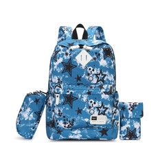 Mochila escolar feminina com estampa, mochila bonita com estampa 3 tamanhos para adolescentes e meninas bolsa de viagem, mochila escolar 2024 - compre barato