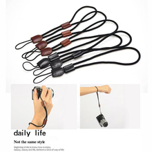 Universal Luxury Leather Wristband Camera Wrist Rope Bundle For Digital Camera Sony a5000 a5100 a6000 a6300 Leather + Nylon 2024 - buy cheap