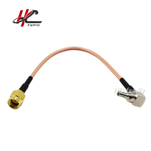 3G HUAWI modem adapter CRC9 Male Right Angle to RP SMA male plug pigtail Cable RG316 15cm 6inch 2024 - buy cheap