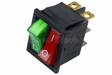 1PCS KCD8 6PIN 16A 250V 20A 125V Double Light Rocker Switch Waterproof ON-OFF 2024 - buy cheap