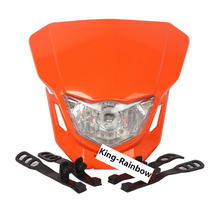 Orange Dual Sport Off-road Motorcycle Headlights Universal Head Lamp Enduro Fit for EXC EXCF XCF XCW SX SXF SMR 2024 - buy cheap