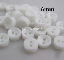 NBNOSN Bowl shape small white buttons 6mm 300pcs doll/clothes/craft sewing accessories Mini DIY Scrapbooking 2024 - buy cheap