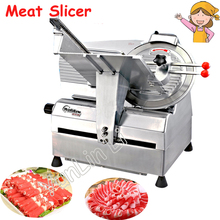 Picadora de carne automática de 220V, 12 pulgadas, rebanador de carne, WED-B300A-1 de cerdo y perro caliente 2024 - compra barato