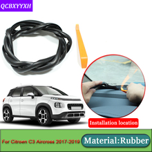 Car-styling For Citroen C3 Aircross 2017-2019 Anti-Noise Soundproof Dustproof Car Dashboard Windshield Sealing Strip Accessories 2024 - buy cheap