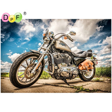 DPF DIY motorcycle 5D square diamond painting cross stitch crafts diamond embroidery wall painting home decor mosaic 2024 - buy cheap