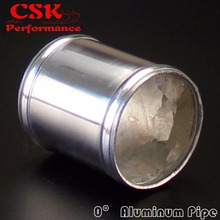 Adaptador de manguera de aluminio, conector acoplador de tubo, 63mm, 2,5 ", L = 76mm 2024 - compra barato
