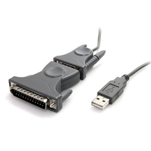 StarTech.com Cable Adaptador de 0,9m USB a Serie Serial DB9 DB25 RS232, USB 2.0, DB-25 + DB-9, Male connector / Male connector, 2024 - compra barato