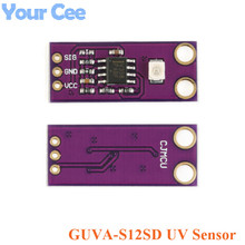 GUVA-S12SD UV Detection Sensor Module S12SD Light Sensor Diy Kit Electronic PCB Board Module 240nm-370nm For Arduino 2024 - buy cheap