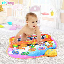 Mat Musical Baby Toys 72X58cm Cute Animals Musical Mat Carpet Animals Voice Playing Piano Toys  Musical Player Mat For Kids 2024 - buy cheap