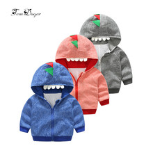 Tem Doger 2018 Baby Boys Girls Autumn Hoodie Boy Girl Cotton Sweatshirt Infant 3D Dinosaur Outfits Tops Bebes Unisex Winter Coat 2024 - buy cheap