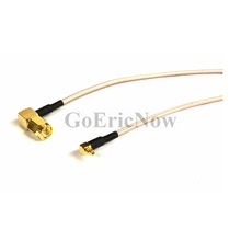 Cable Coaxial RF de 50ohm MMCX macho a SMA macho de ángulo recto, cable pigtail RG316, conector de 10cm, 15cm y 20cm, 5 uds. 2024 - compra barato