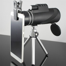 Монокуляр 40x60 Zoom HD, профессиональный бинокль, Военный бинокль ночного видения с держателем для телефона, Штатив для охоты 2024 - купить недорого
