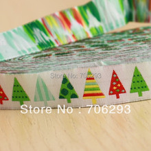 5/8 '(16 mmx10yards) 100% Polyester Woven Jacquard Ribbon Color the Christmas tree lace 2024 - buy cheap