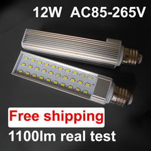 Lâmpada led, pf 0.9, e27, 12w, 5730, de alta potência, 60 leds, para casa, 85v-265v