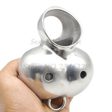 Heavy Stainless Steel Scrotum Binding Chastity Device Male Scrotal Bound Penis Rings Ball Stretcher Cock Rings Sex Toys For Men 2024 - buy cheap
