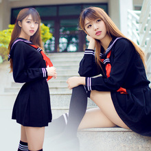 Japanese Anime Jigoku Shojo Hell Girl Cosplay Costume Enma Ai Cosplay Costume JK Uniform School Students Uniforms Sailor Suits 2024 - buy cheap