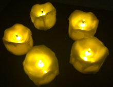 240pcs/lot Flameless LED Tea Light Candle w/Timer Burnt wick melted dipped Wax Battery Operated tealight Wedding Xmas Home Decor 2024 - buy cheap