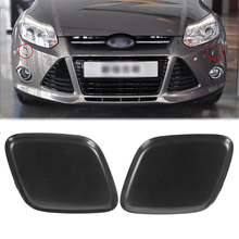 Car Left/Right Black Bumper Headlight Washer Jet Primed Cover Cap For Ford/Focus 2012-2014 2024 - buy cheap