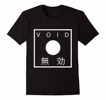 Крутая дизайнерская Модная рубашка VOID в японском стиле, красивая футболка в стиле ретро, футболка унисекс в уличном стиле, гранж, хлопковые топы 2024 - купить недорого