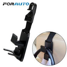 FORAUTO 1 Piece Car Seat Back Hooks Car Hanger Hooks Auto Fastener Clip for Bags Purse Cloth Grocery Headrest Holder 2024 - buy cheap