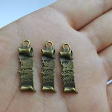 10 pieces / lot  8x29    Alloy Love letter Findings charm pendants Antiqued bronze  Necklace Bracelet accessories 2024 - buy cheap