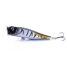 Hengjia 1PCS Floating Popper Fishing Lures 14g 90mm Isca Artificial Lure Hard Bass Bait with #4 Hooks Pesca 2024 - buy cheap