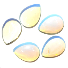 Pedras naturais de opala cabochão 12x16mm 13x18mm 15x20mm 18x25mm forma da gota de água nenhum furo para fazer jóias diy 2024 - compre barato