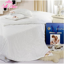 150X200CM 100% Natural High-quality Silk Comforter For Summer Russia Fast Delivery White Blanket Quilt # SP150-1000 2024 - buy cheap