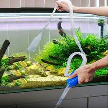Красочный аквариум для очистки вакуумной воды смены гравия очиститель аквариума сифон насос 2024 - купить недорого