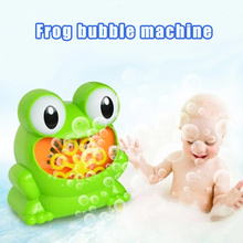Frog Bubble Children Electric Blow Bubble Automatic Bubble Machine Outdoor Toy New Creative Polyporous Wedding Party Machine 2024 - buy cheap