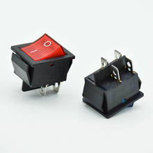 5Pcs/lot Latching Rocker Switch Power Switch I/O 4 Pins with Light 16A 250VAC 20A 125VAC KCD4 2024 - buy cheap