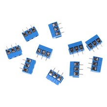 KF301-3P Pitch 5.0mm Straight Pin PCB 3 Pin Screw Terminal Block Connector 10 PCS/lot 2024 - buy cheap