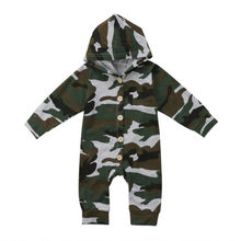2019 New Hot Newborn Baby Boy Girl Long Camo Romper Sunsuit Jumpsuit Playsuit One-piece Clothes Outfit 2024 - buy cheap