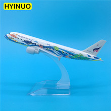 16CM 1:400 Airbus A320-200 Model Thailand Bankok Fish Airways Airlines W Base Alloy Aircraft Plane Collectible Gifts Toys Model 2024 - buy cheap